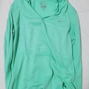 Mint green active wear hoodie